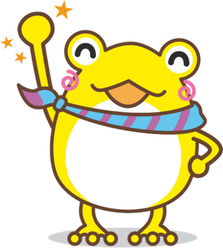 黄カエル（祝福ガッツ）